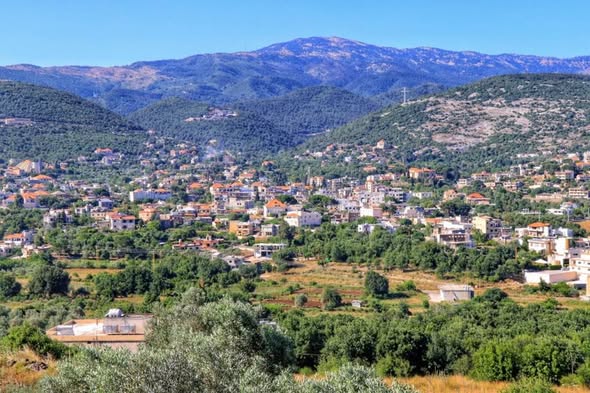 The village of Kobayat spread across the hills of Akkar