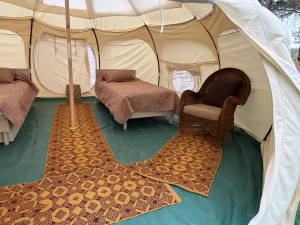Lotus Belle tent — canvas interior