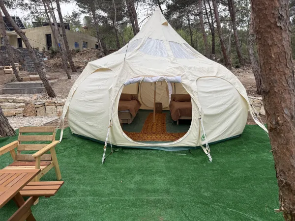 Lotus Belle tent — bedroom