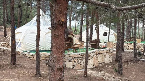 Lotus Belle tent — evening 1