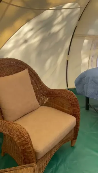 Lotus Belle tent video tour — walkthrough 1